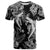 Hawaii Summer Colorful Shark T Shirt Gray LT6 - Wonder Print Shop