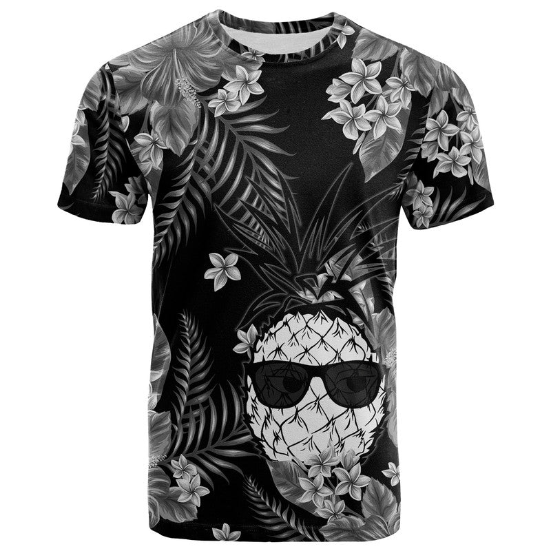 Hawaii Summer Colorful Pineapple T Shirt Gray LT6 - Wonder Print Shop