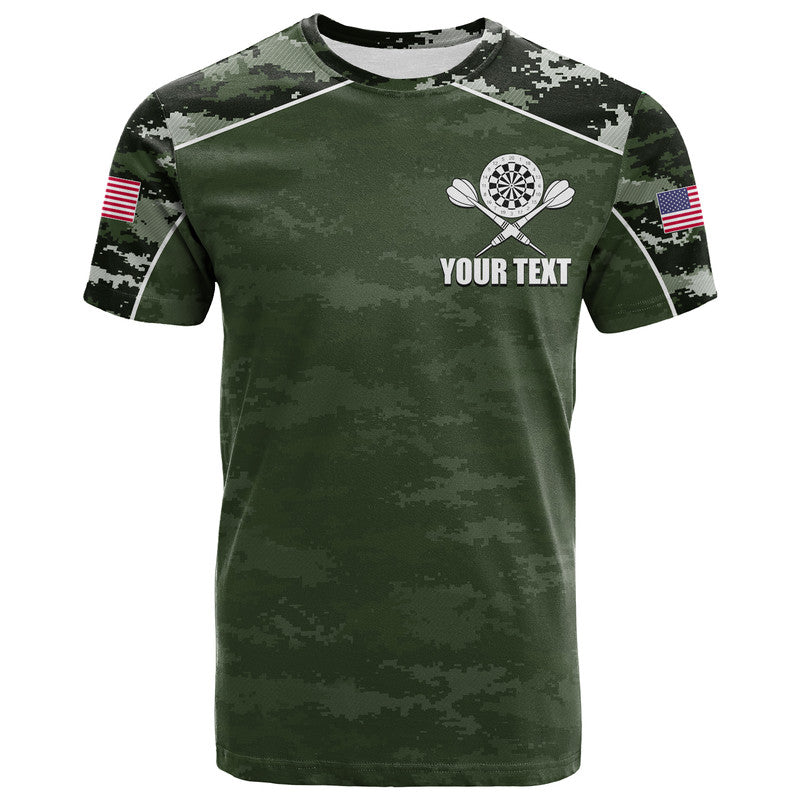 Custom Darts T Shirt Army Style No.2 LT6 - Wonder Print Shop