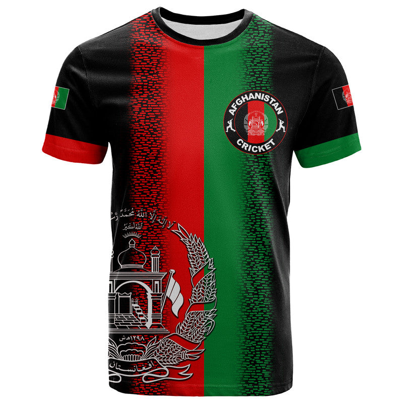 Custom Afghanistan Cricket Jersey T Shirt LT6 - Wonder Print Shop