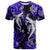 Hawaii Summer Colorful Shark T Shirt Dark Blue LT6 - Wonder Print Shop