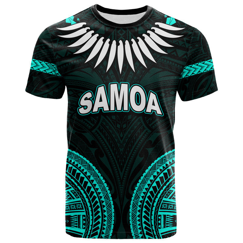 Custom Samoa Ula Nifo Tribal T Shirt Green Style LT6 - Wonder Print Shop
