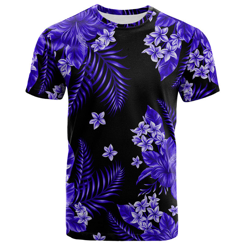 Hawaii Summer Colorful T Shirt Dark Blue LT6 - Wonder Print Shop