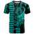 Custom Hawaii Polynesian Warrior Kakau T Shirt Green LT6 - Wonder Print Shop