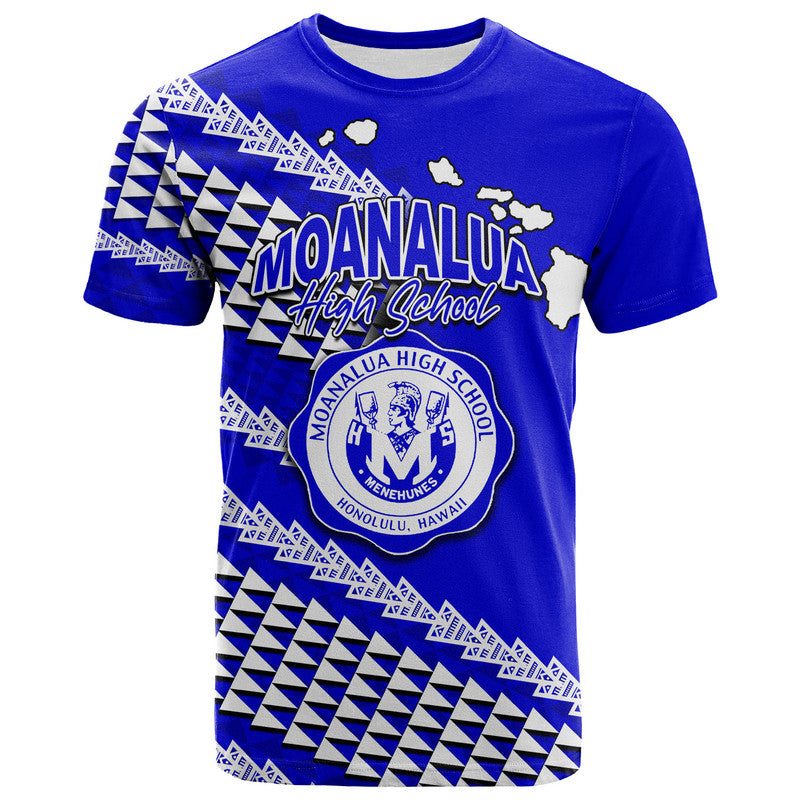 Custom Moanalua High School Hawaii T Shirt LT6 - Wonder Print Shop