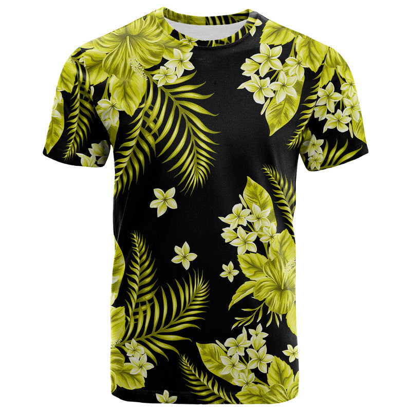 Hawaii Summer Colorful T Shirt Yellow LT6 - Wonder Print Shop