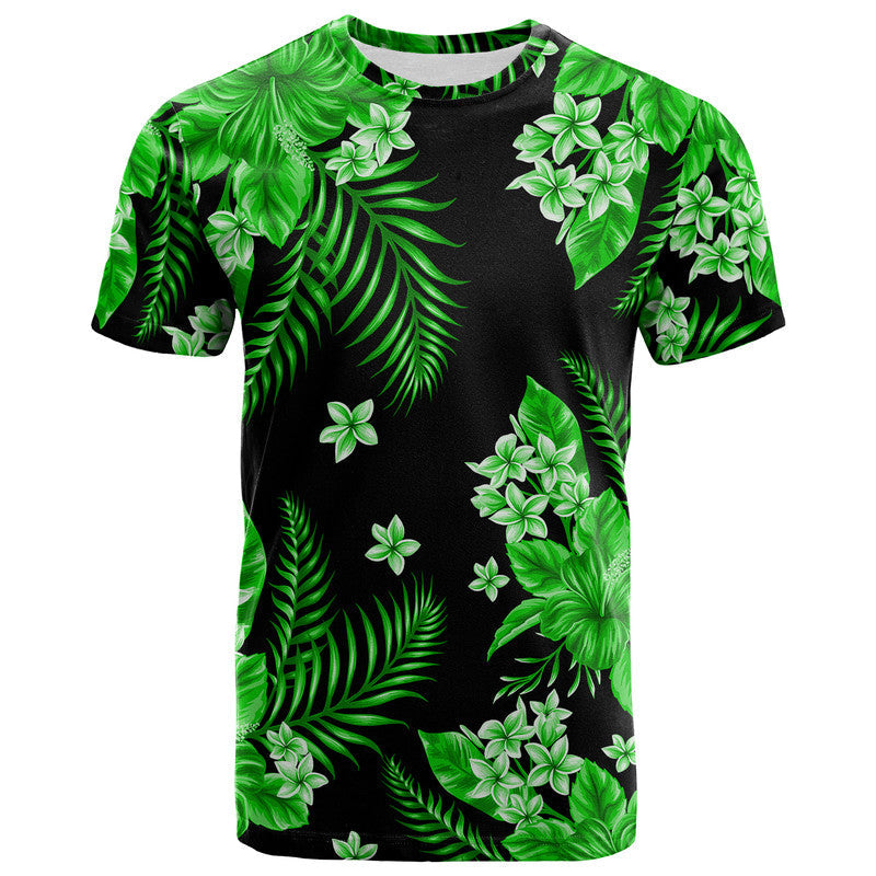 Hawaii Summer Colorful T Shirt Green LT6 - Wonder Print Shop