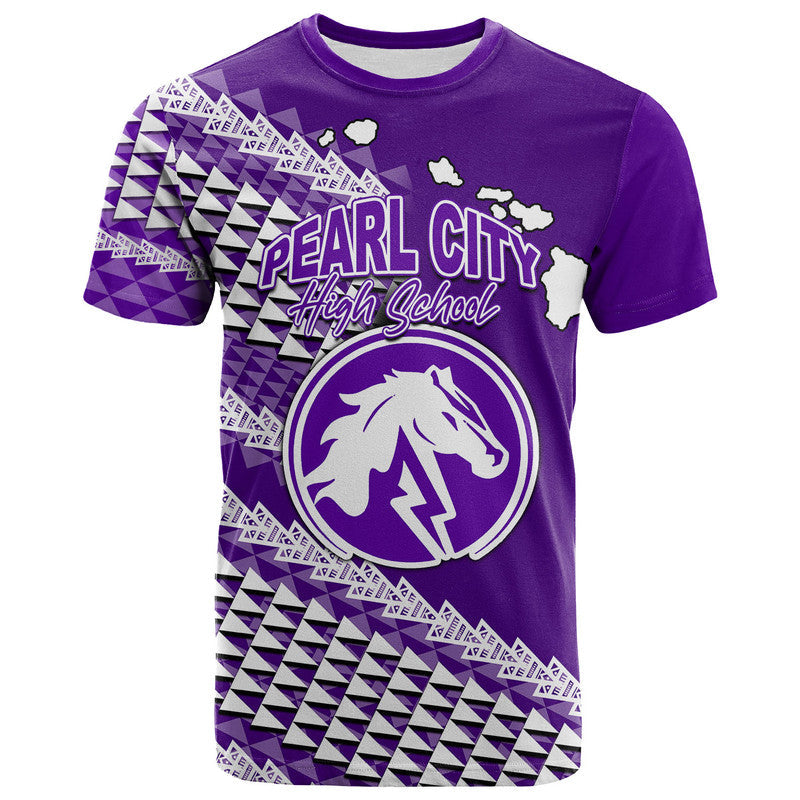 Custom Pearl City High School Hawaii T Shirt LT6 - Wonder Print Shop
