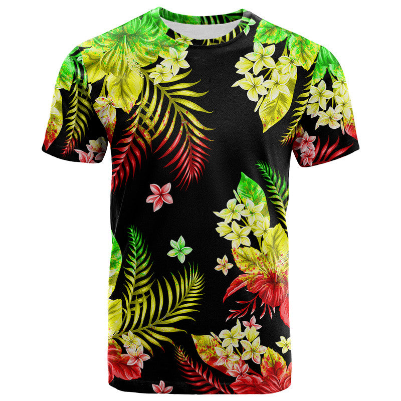 Hawaii Summer Colorful T Shirt Reggage LT6 - Wonder Print Shop