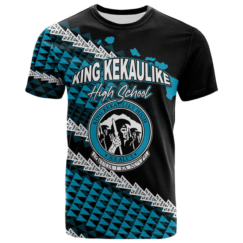 Custom King Kekaulike High School Hawaii T Shirt LT6 - Wonder Print Shop