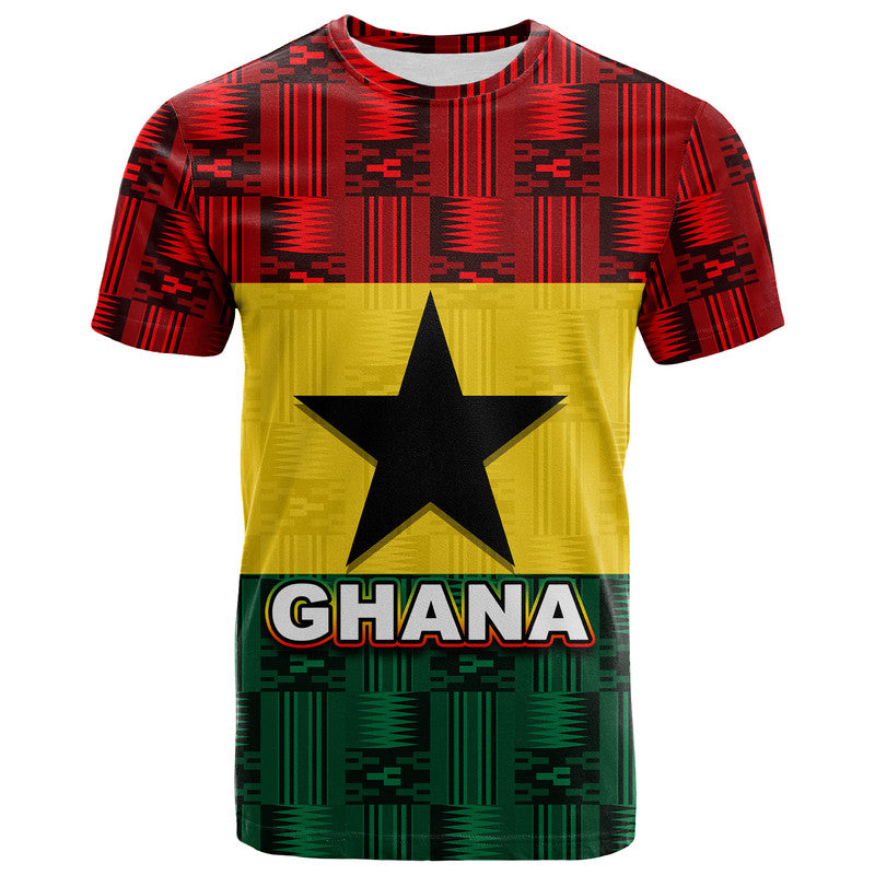 custom-personalised-ghana-flag-mix-patterns-t-shirt