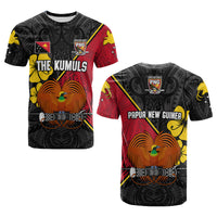 The Kumuls PNG T Shirt Papua New Guinea Polynesian Dynamic Style Black - Wonder Print Shop