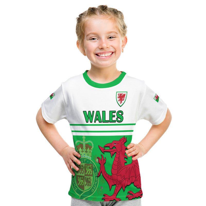 Wales Football Qatar 2022 T Shirt Cymru Coat of Arms - Wonder Print Shop