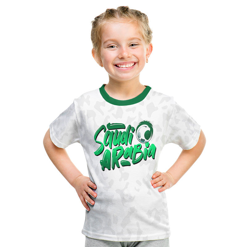 Custom Saudi Arabia Football Qatar 2022 T Shirt - Wonder Print Shop