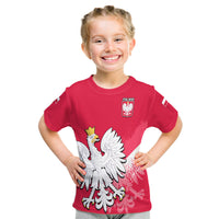Custom Poland Football Coat of Arms No2 T Shirt - Wonder Print Shop