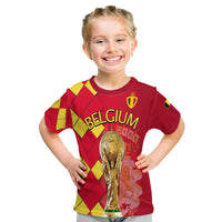 Custom Belgium Football Champions Great Coat of Arms T Shirt - Wonder Print Shop