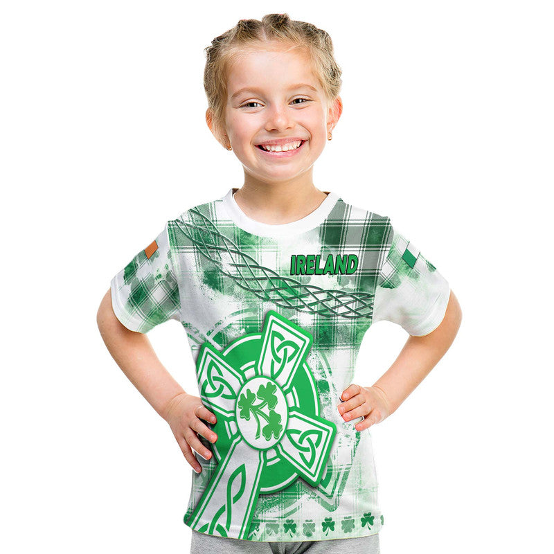Ireland Cross Cricket Team T Shirt Celtic Irish Green Pattern Unique - Wonder Print Shop