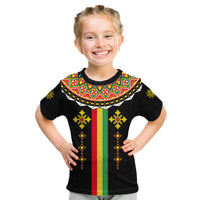 Ethiopia Cross T Shirt Geometric Ethnic - Wonder Print Shop