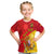 Custom Spain Football Champions T Shirt Spain Coat Of Arms And Trophy - Wonder Print Shop