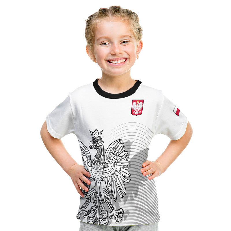 Custom Poland Football Eagles Sporty Style T Shirt - Wonder Print Shop