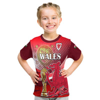 Custom Wales Football Champions Qatar 2022 Sport Style T Shirt Red - Wonder Print Shop