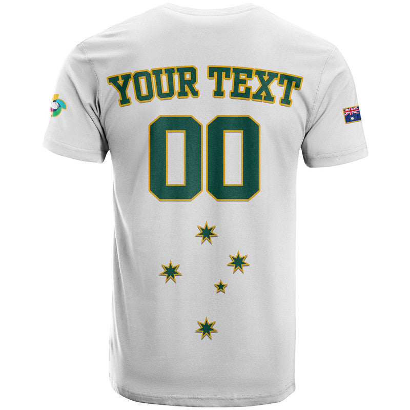 Custom Baseball 2023 Australia Home Kit T Shirt - Wonder Print Shop