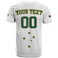Custom Baseball 2023 Australia Home Kit T Shirt - Wonder Print Shop