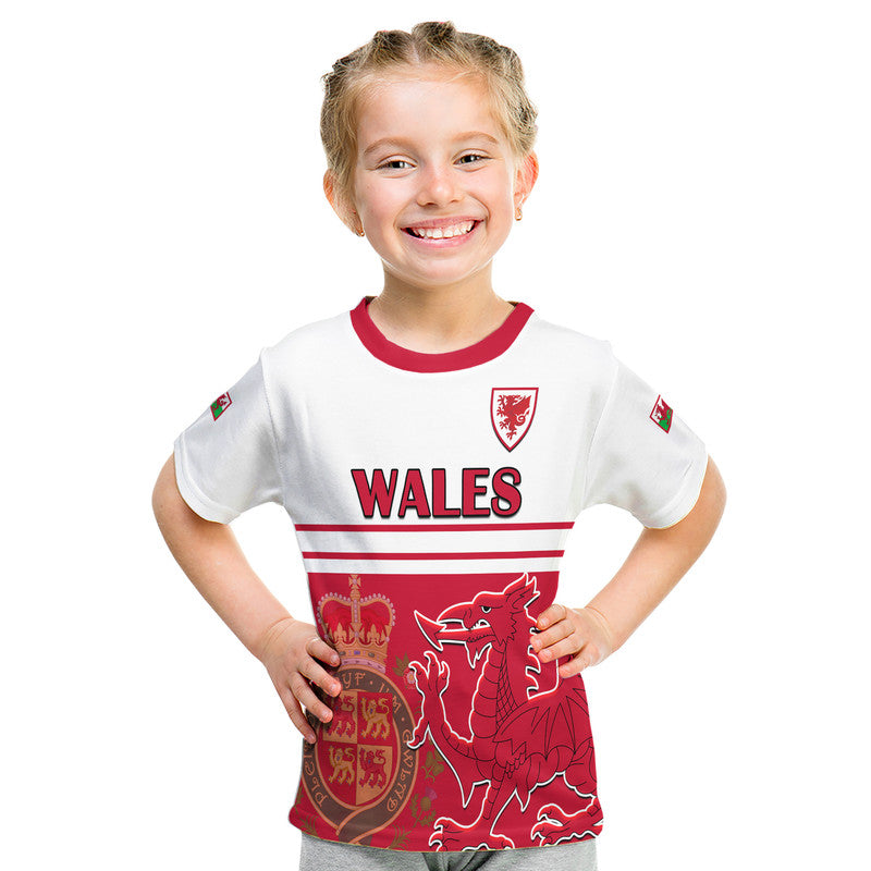 Wales Football Qatar 2022 Cymru Coat of Arms Red T Shirt - Wonder Print Shop