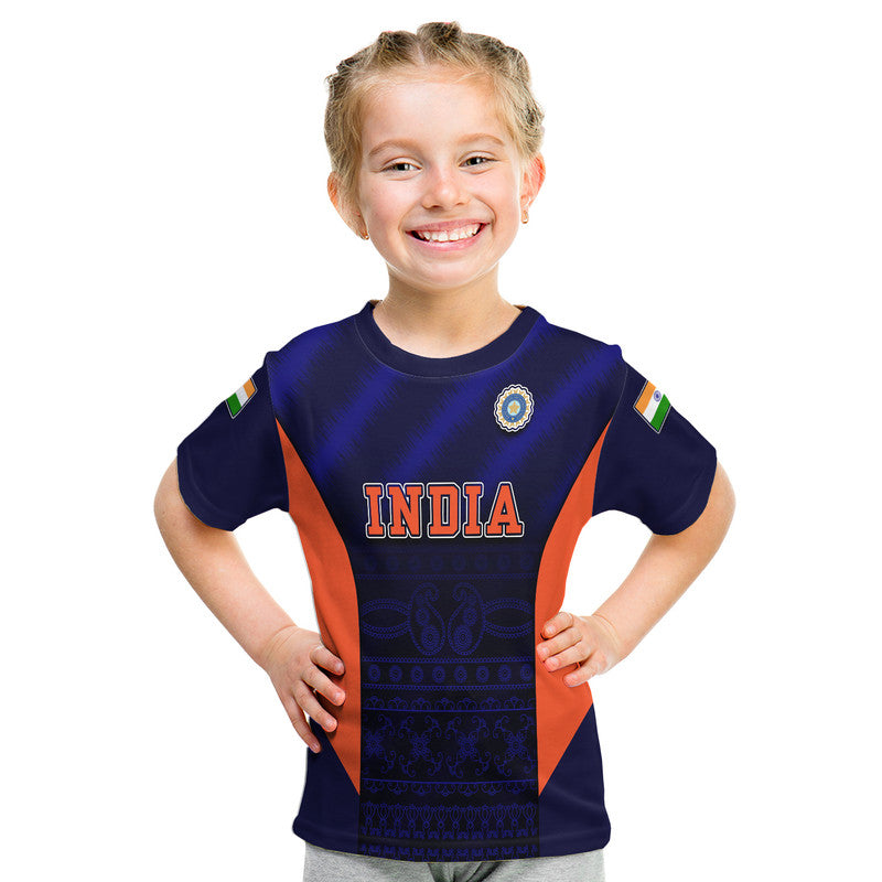 India National Cricket Team T Shirt Men In Blue Sports Style - Wonder Print Shop