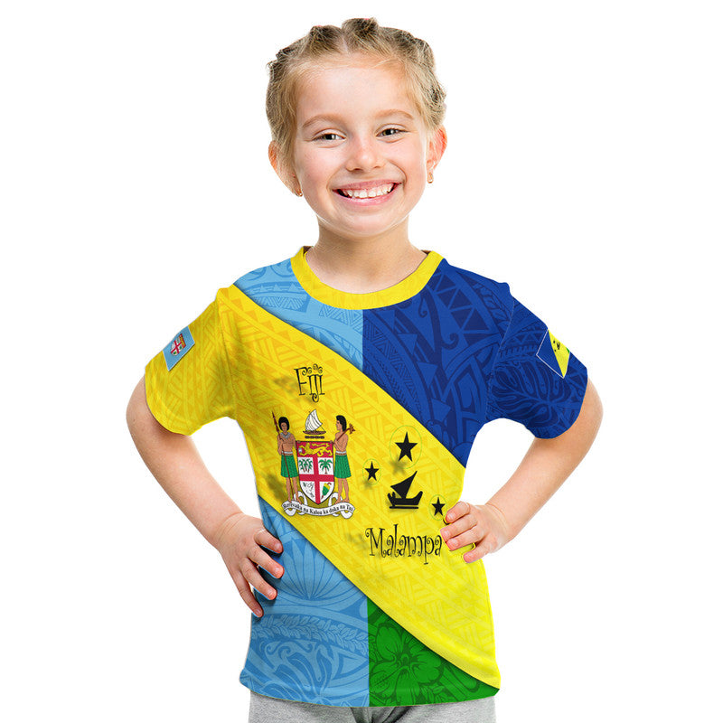 Custom Malampa Fiji Day T Shirt Polynesian Line Arty Style - Wonder Print Shop