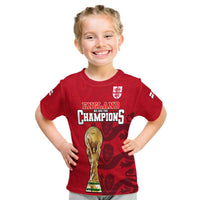 Custom England Football Qatar 2022 T Shirt We Are The Champions - Wonder Print Shop