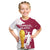 Qatar Football WC 2022 T Shirt The Maroon Flag Style - Wonder Print Shop