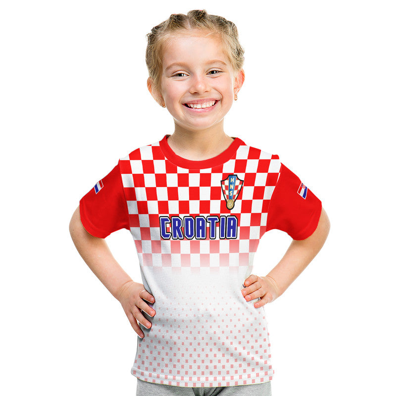 Croatia Hrvatska Football Vibe T Shirt - Wonder Print Shop