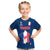 Custom France Football 2022 With Flag Map T Shirt - Wonder Print Shop