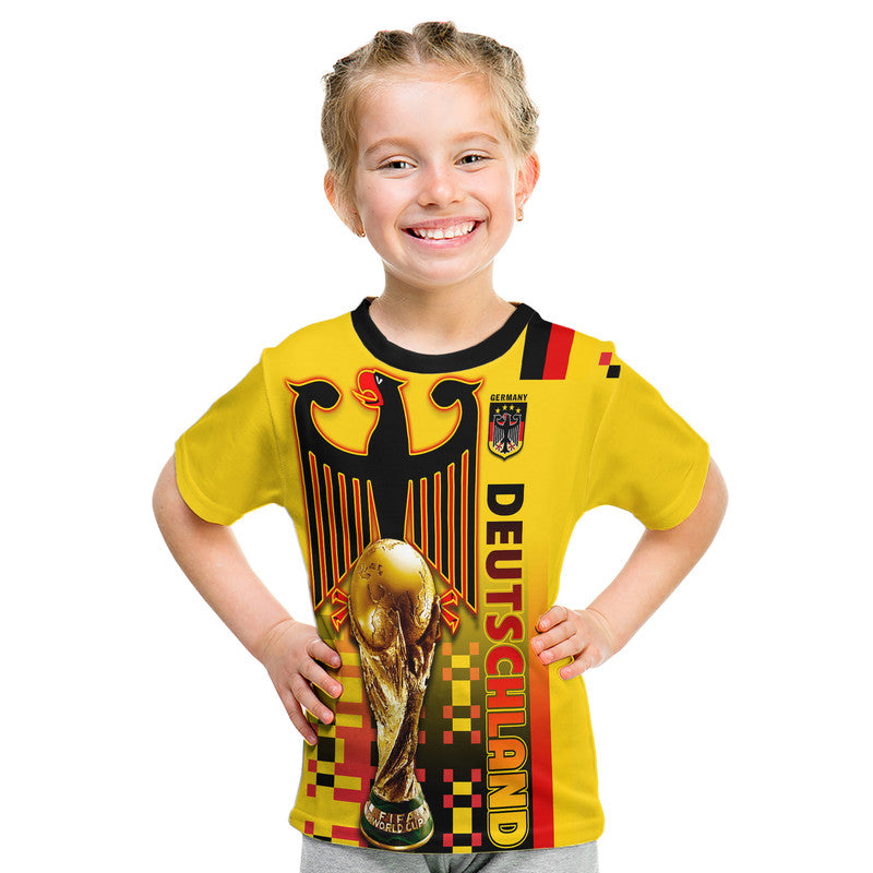 Custom Germany Deutschland Champion Qatar 2022 T Shirt - Wonder Print Shop
