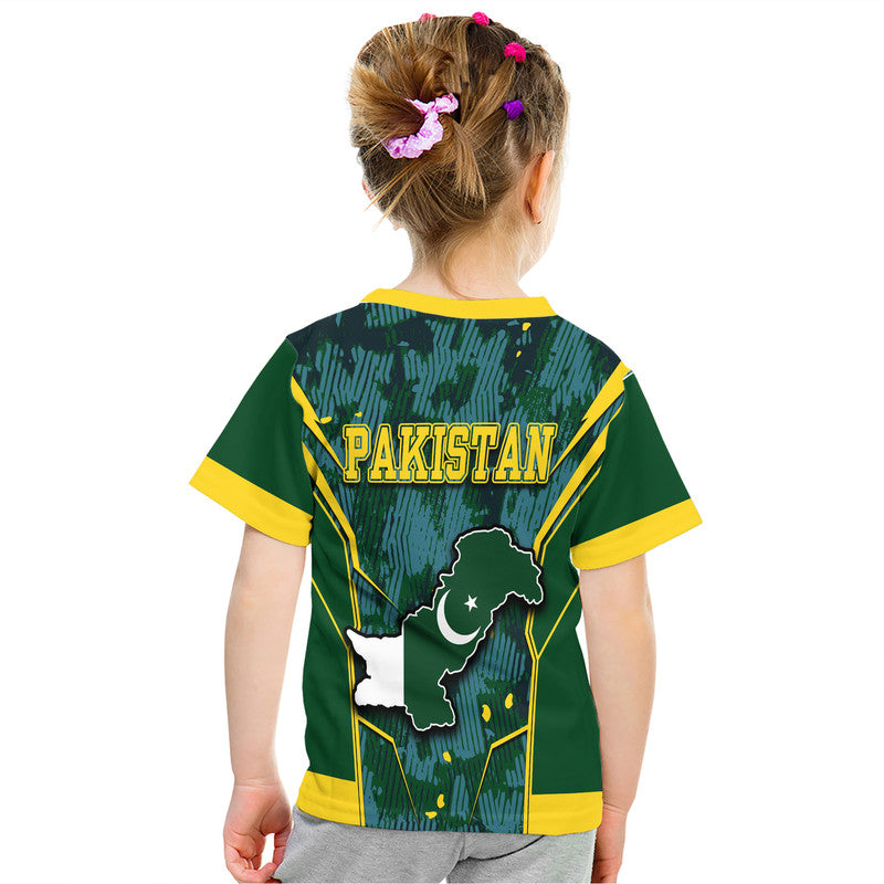 Pakistan Men in Green Cricket Team T Shirt Green Shirts Sport Style - Wonder Print Shop