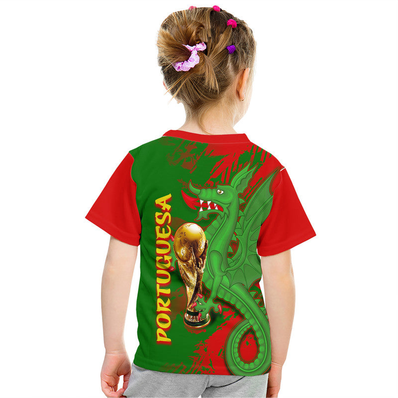 Portugal FootbT Shirt Dragon of Royal Arms During The Reign of Queen Maria II - Wonder Print Shop