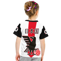 Japan Football T Shirt The Yatagarasu Holding A Red Ball - Wonder Print Shop