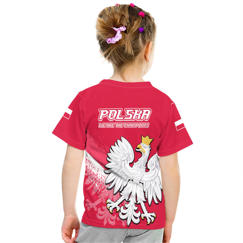 Poland Football T Shirt Coat of Arms No2 - Wonder Print Shop