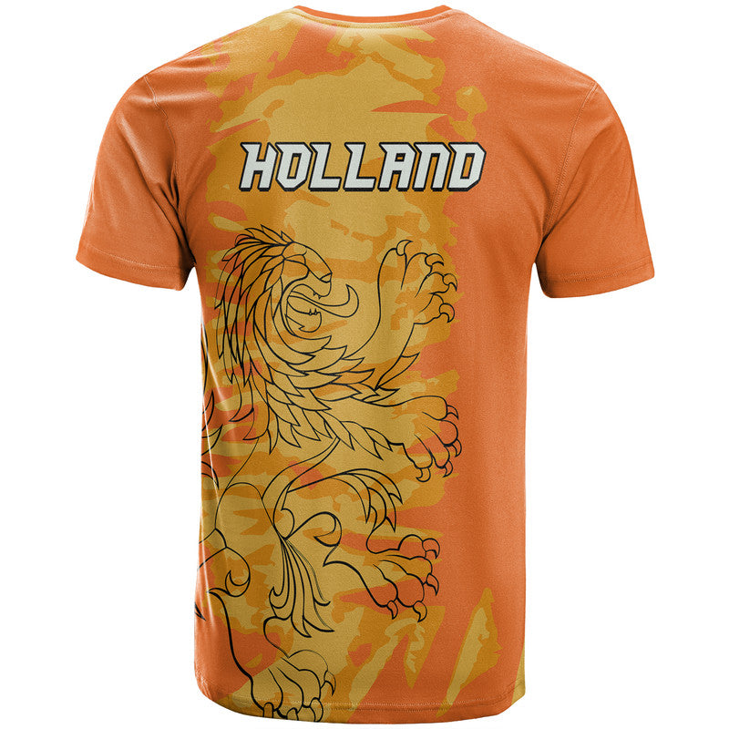 Netherlands Football Oranje Sport Design T Shirt - Wonder Print Shop