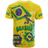 Brasil Football 2022 World Cup Qatar T Shirt - Wonder Print Shop