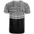 Fiji Tribal Black T Shirt Polynesian Chest White Style - Wonder Print Shop