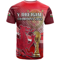 Wales Football Champions Qatar 2022 Sport Style T Shirt Red - Wonder Print Shop