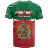 Morocco Football Geometric Halftone Pattern T Shirt - Wonder Print Shop