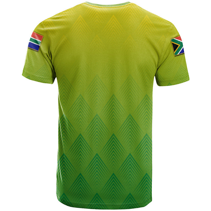 South Africa National Cricket Team T Shirt Proteas Sports Yellow Style - Wonder Print Shop