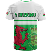Wales Football Qatar 2022 T Shirt Cymru Coat of Arms - Wonder Print Shop