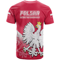 Poland Football T Shirt Coat of Arms No2 - Wonder Print Shop