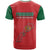 Morocco Football Mixed Flag Map Style T Shirt - Wonder Print Shop