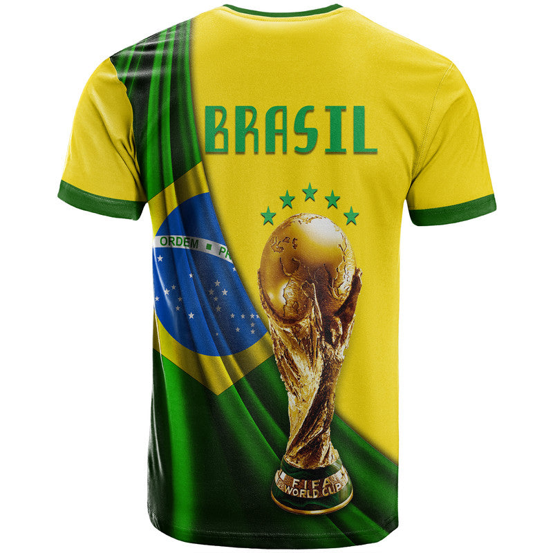 Brasil Football Champions WC 2022 T Shirt - Wonder Print Shop