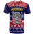 American Samoa Tribal Polynesian Christmas Vibe T Shirt - Wonder Print Shop